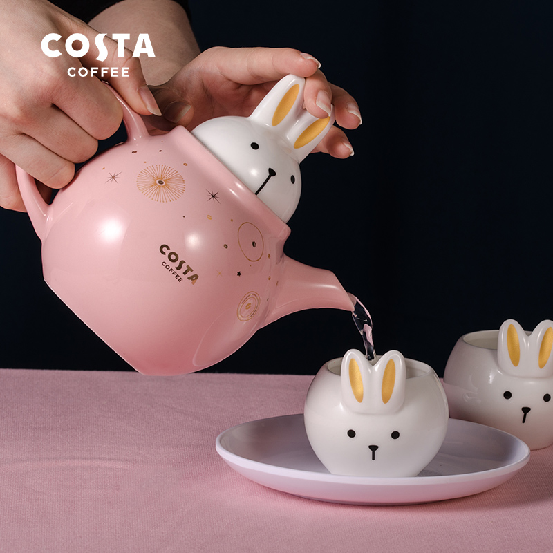 COSTA情人星空玉兔杯茶具礼盒