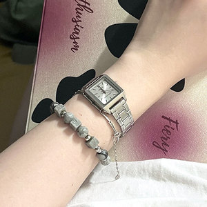 礼物送女生卡西欧手表女粉色小方块ins风学生时尚电子表LTP-V007D