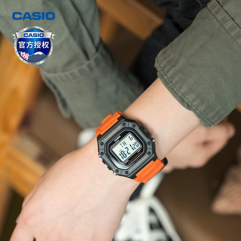 2 217 S 218H W 卡西欧手表正品表小方块运动防水电子复古男 casio 2 217 S 218H W 卡西欧手表正品表小方块运动防水电子复古男 casio