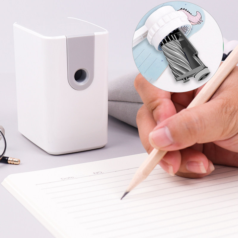 晨光削笔器手动儿童学生用削笔刀手动铅笔刀简易大容量手摇卷笔刀