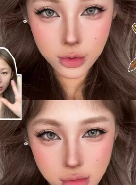 双头修容笔面部阴影鼻影提亮自然