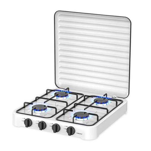 跨境SOKANY6004燃气炉家用厨房4灶头8.8KW气炉旋钮调节GAS STOVE - 图2
