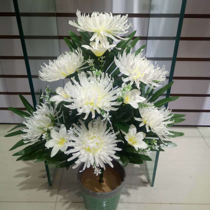 仿真清明节扫墓花上坟用的花祭祀用品插花假花祭祖 仿真清明节扫墓花上坟用的花祭祀用品插花假花祭祖