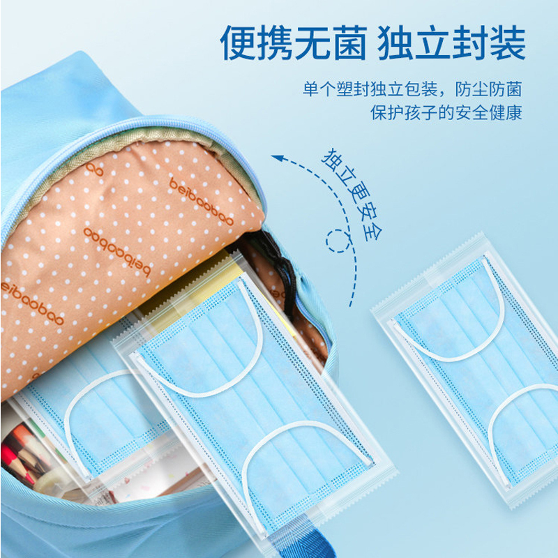 Sterilized children's medical surgical mask disposable medical mask single independent packaging children's special summer thin