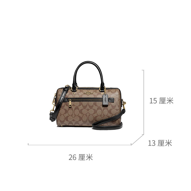 蛋蛋推荐coach奥莱款手提波士顿包 奢批海外女士包袋