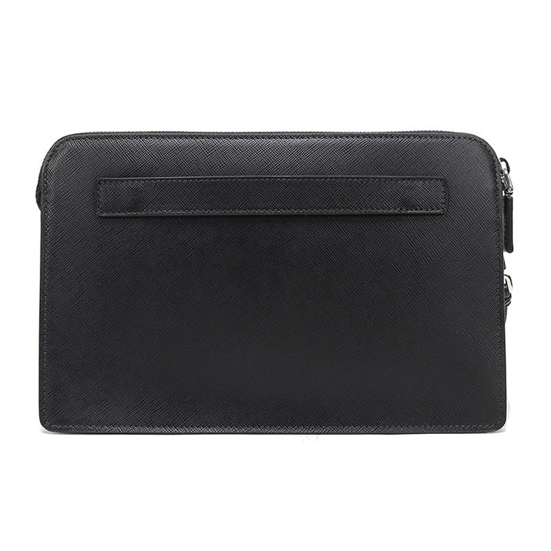 prada新款黑色男包休闲牛皮钱包 奢批海外男士包袋