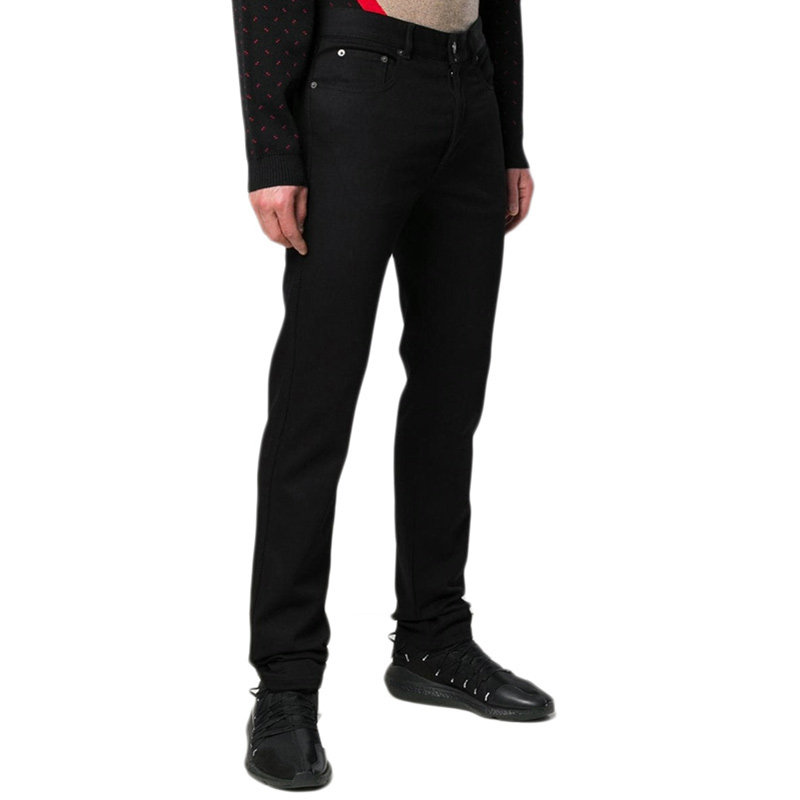 givenchy 20秋冬男装黑色棉质休闲裤 奢批海外休闲裤