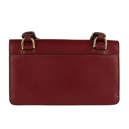 Fendi, двухцветные красные бретели, сумка на одно плечо