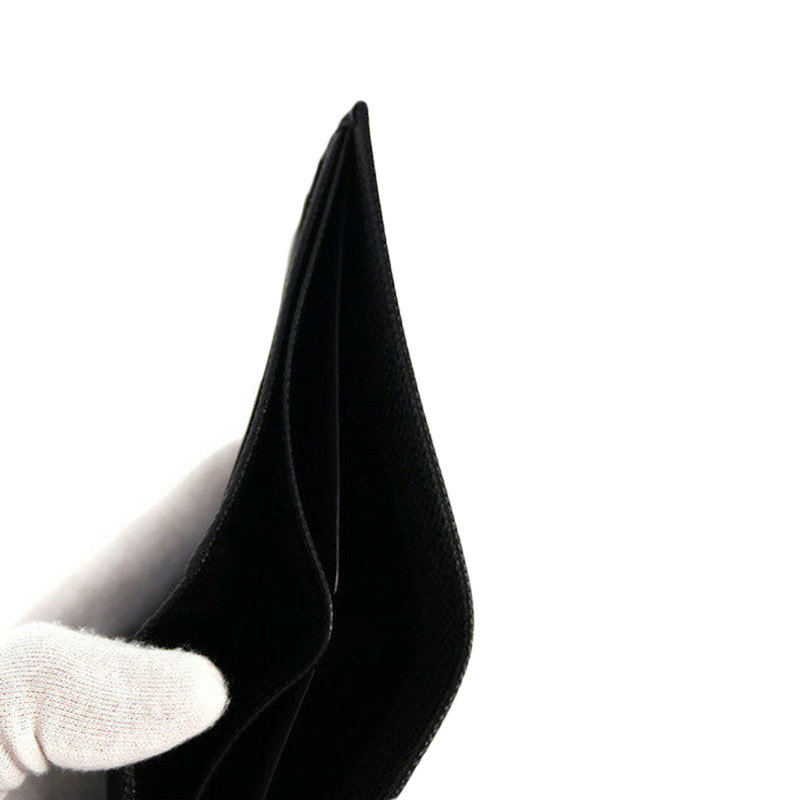 prada男包黑色皮革对折荔枝纹钱包 奢批海外钱包