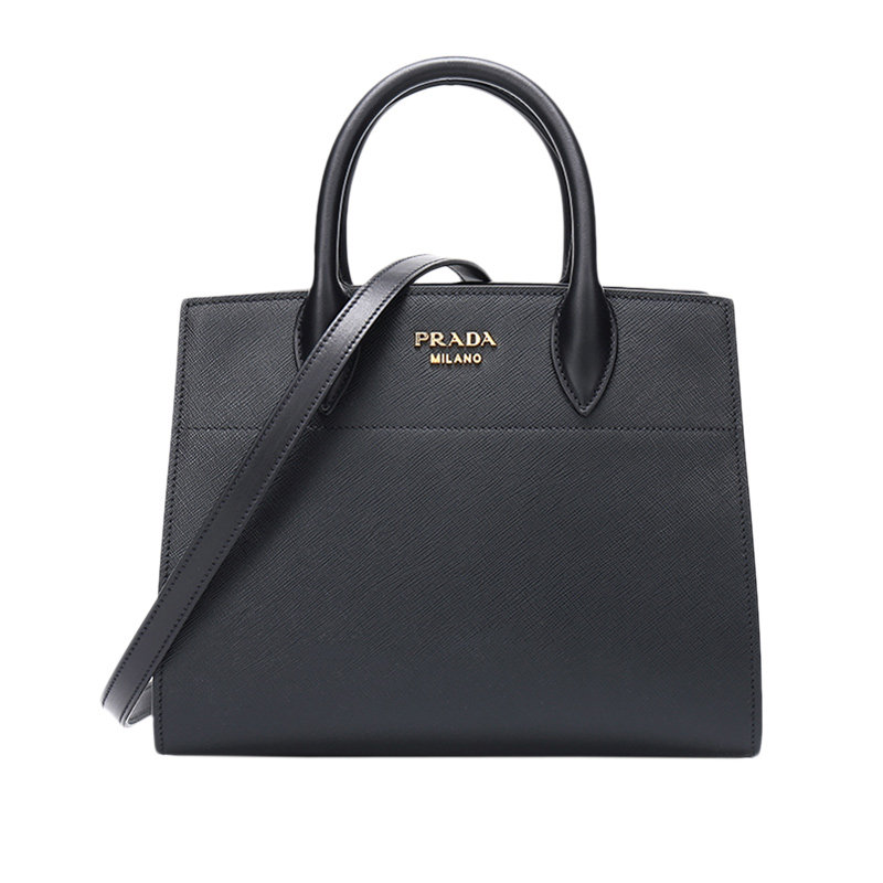 prada /普拉达四季通用黑色手提包 奢批海外女士包袋