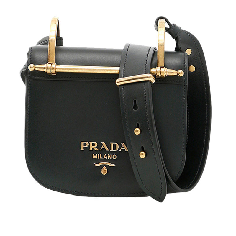 prada /普拉达21新款黑色牛皮女包 奢批海外女士包袋