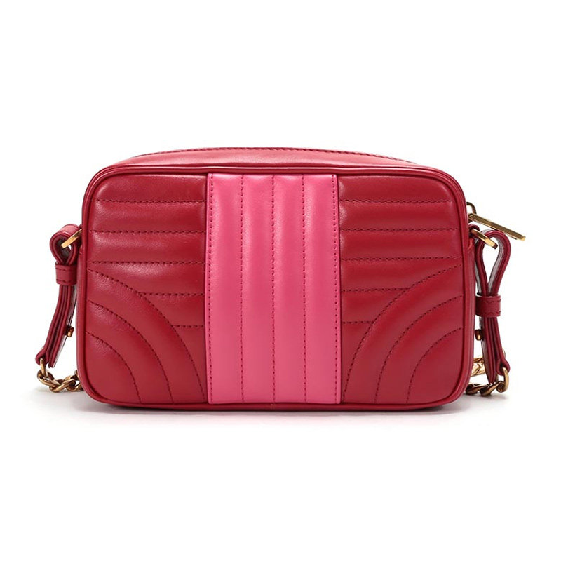 prada /普拉达女士红色金属单肩包 奢批海外女士包袋