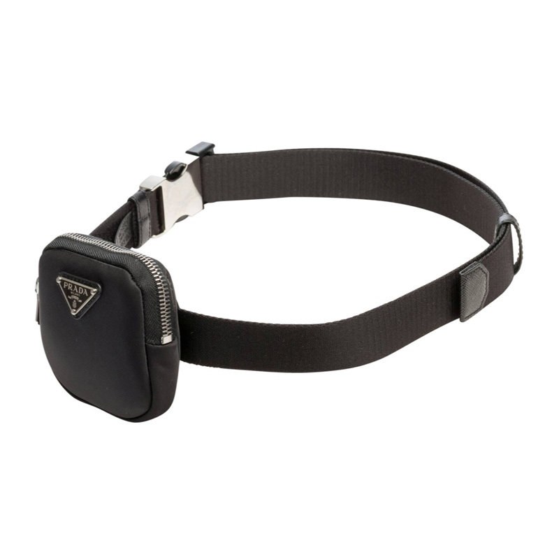 prada /普拉达女士黑色经典到腰带 奢批海外女士包袋