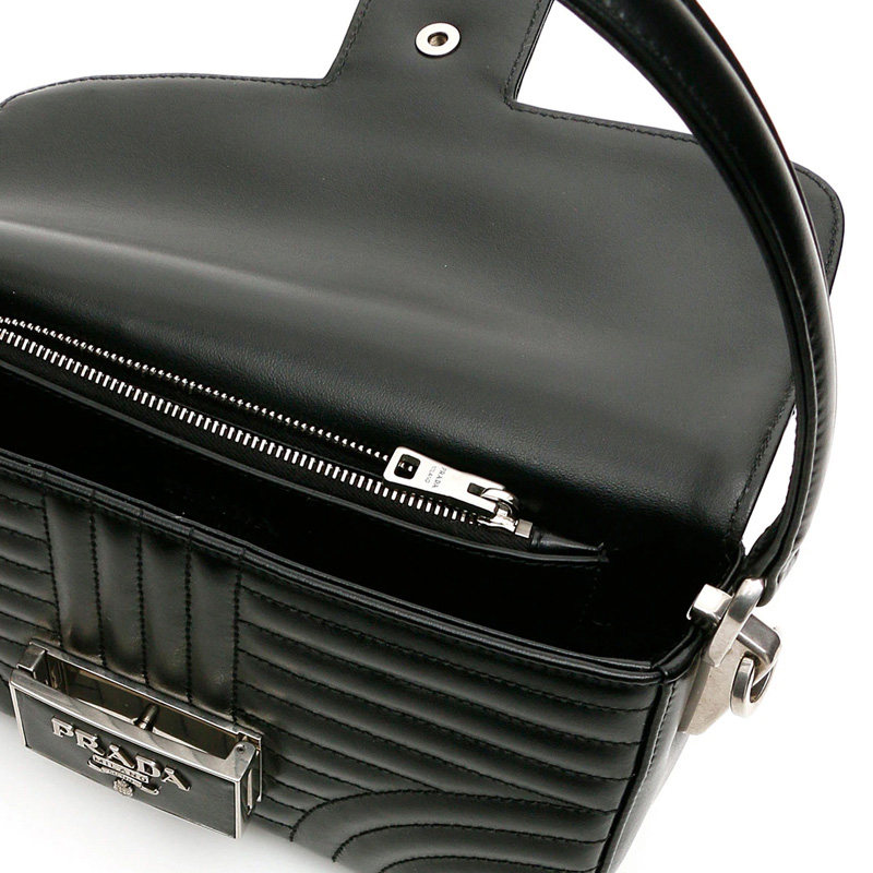 prada /普拉达女士黑色经典斜挎包 奢批海外女士包袋