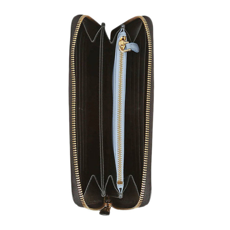 prada /普拉达男包黑色牛皮钱包 奢批海外钱包