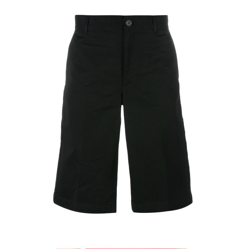 givenchy男装黑色棉质宽松简约短裤 奢批海外休闲裤