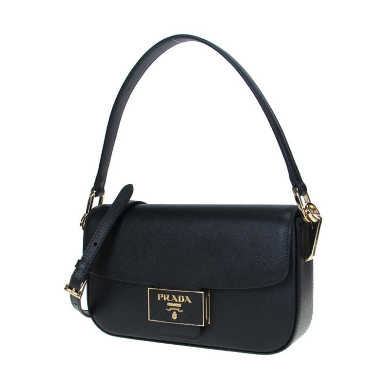 prada经典字母徽标小号腋下手提包 奢批海外女士包袋