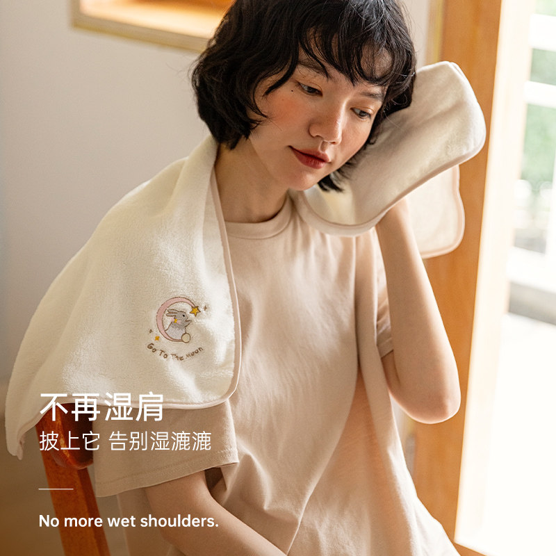 【2条装】比纯棉柔软洗脸吸水毛巾 棉小卟毛巾/面巾