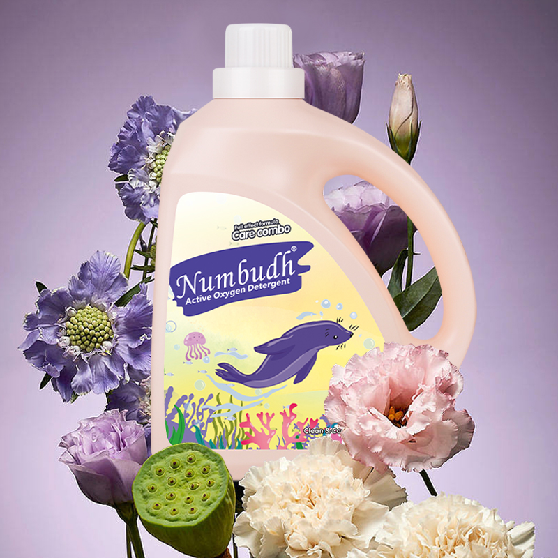 英国南堡洗衣液3kg活氧净白热销持久留香除菌去污力强正品