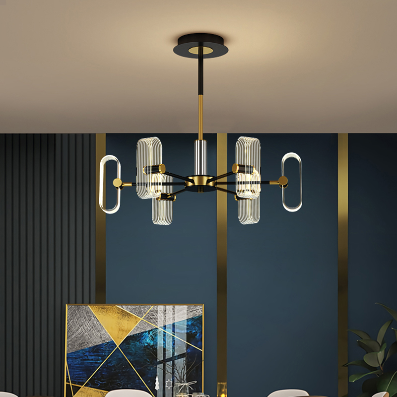 客厅吊灯2024年新款北欧创意个性轻奢餐厅卧室灯简约现代大气灯具 - 图2