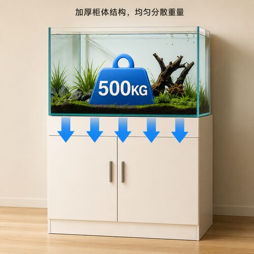 鱼缸放置柜底柜家用隔断专用架子底座柜子承重底座承重客厅落地 - 图3