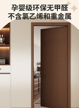 入户门贴纸木门翻新自粘仿真木纹卧室门改色贴膜无甲醛款房间旧门