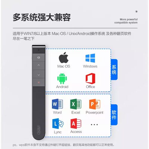 英菲克PL1激光ppt充电翻页笔教师用多功能电子投影仪讲课幻灯片切 - 图2
