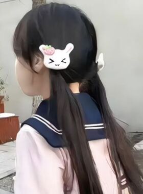可爱超萌小兔子熊猫小熊发圈发绳发夹原宿少女软萌妹子洛丽塔头饰