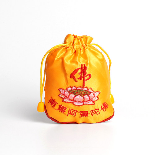佛袋首饰袋锦囊袋佛珠手串文玩收纳袋小布袋束口抽绳袋礼品袋批发 - 图2