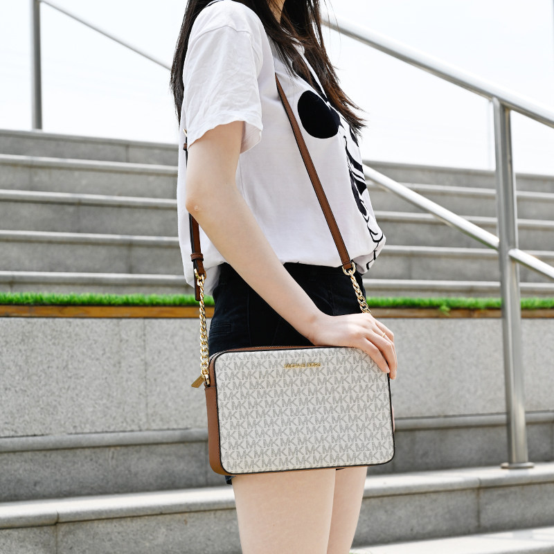 mk专柜款女士小方包经典标志斜挎包 GRACE海外女士包袋