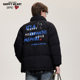 Charles heart American letter print cotton coat Charles heart American letter print cotton coat
