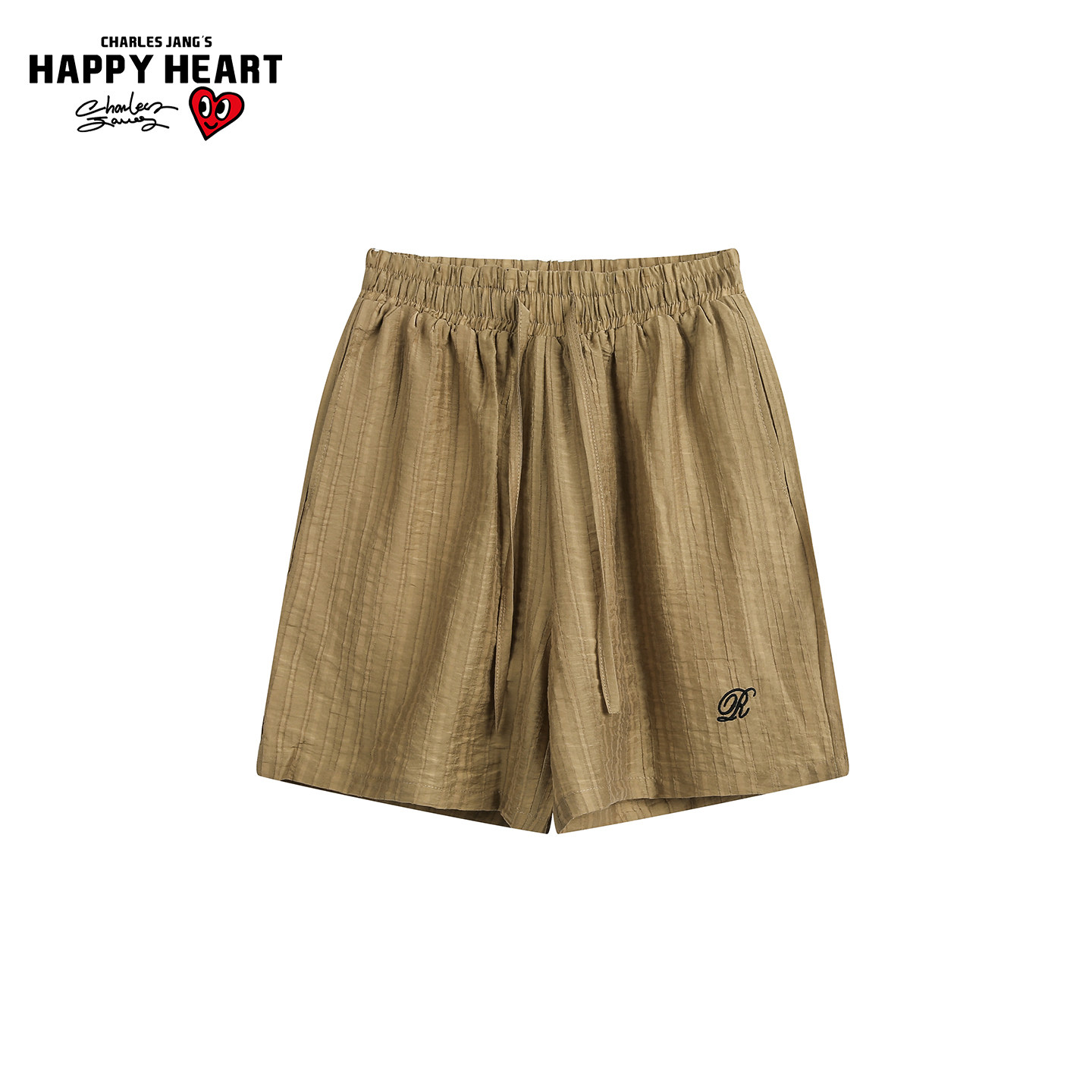 查尔斯桃心透气短裤夏季美式宽松休闲运动速干凉感潮牌沙滩裤男款,淘宝优惠券,粉丝福利购,淘宝优惠卷