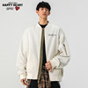Charles heart American lettering reversible jacket