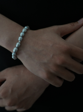 A lone ranger原创设计【波斯的眼泪】天然珍珠秋冬情侣质感手串