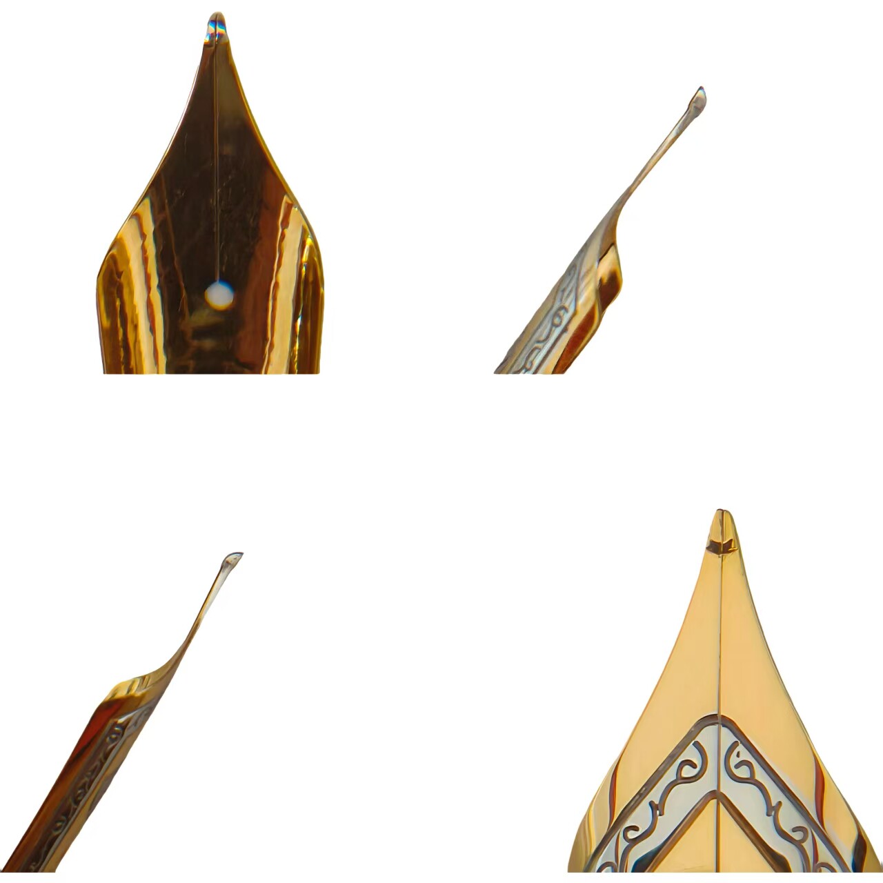 柠檬笔墨柠檬刀手工金尖打磨钢笔尖书法练字定制长刀研打磨业务 - 图0