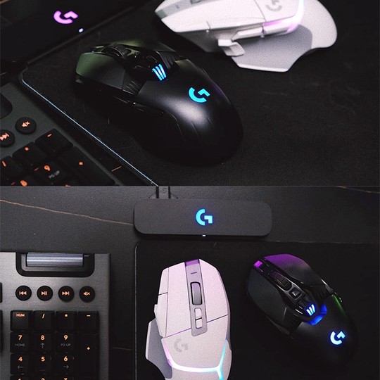 顺丰罗技G502 X无线游戏鼠标RGB充电PLUSE笔记本台式电脑工学拆包