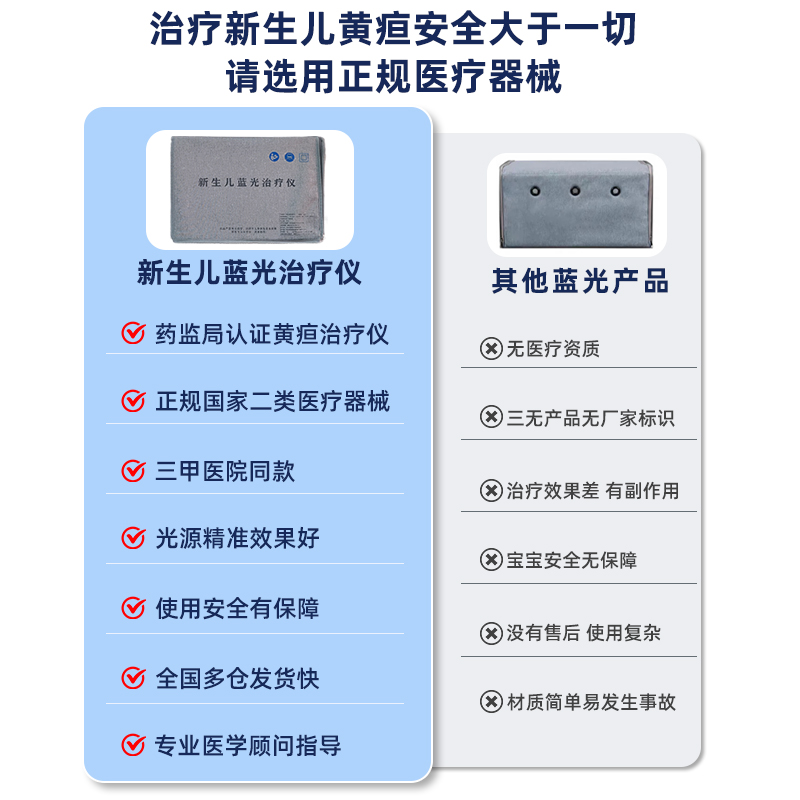 蓝光灯黄疸婴儿家用新生宝宝照黄疸蓝光治疗仪新生的儿黄疸蓝光箱