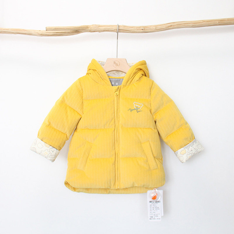 【反季清仓】YUYBEIB儿童羽绒服男女童洋气短上衣白鸭绒加厚外套,淘宝优惠券,粉丝福利购,淘宝优惠卷