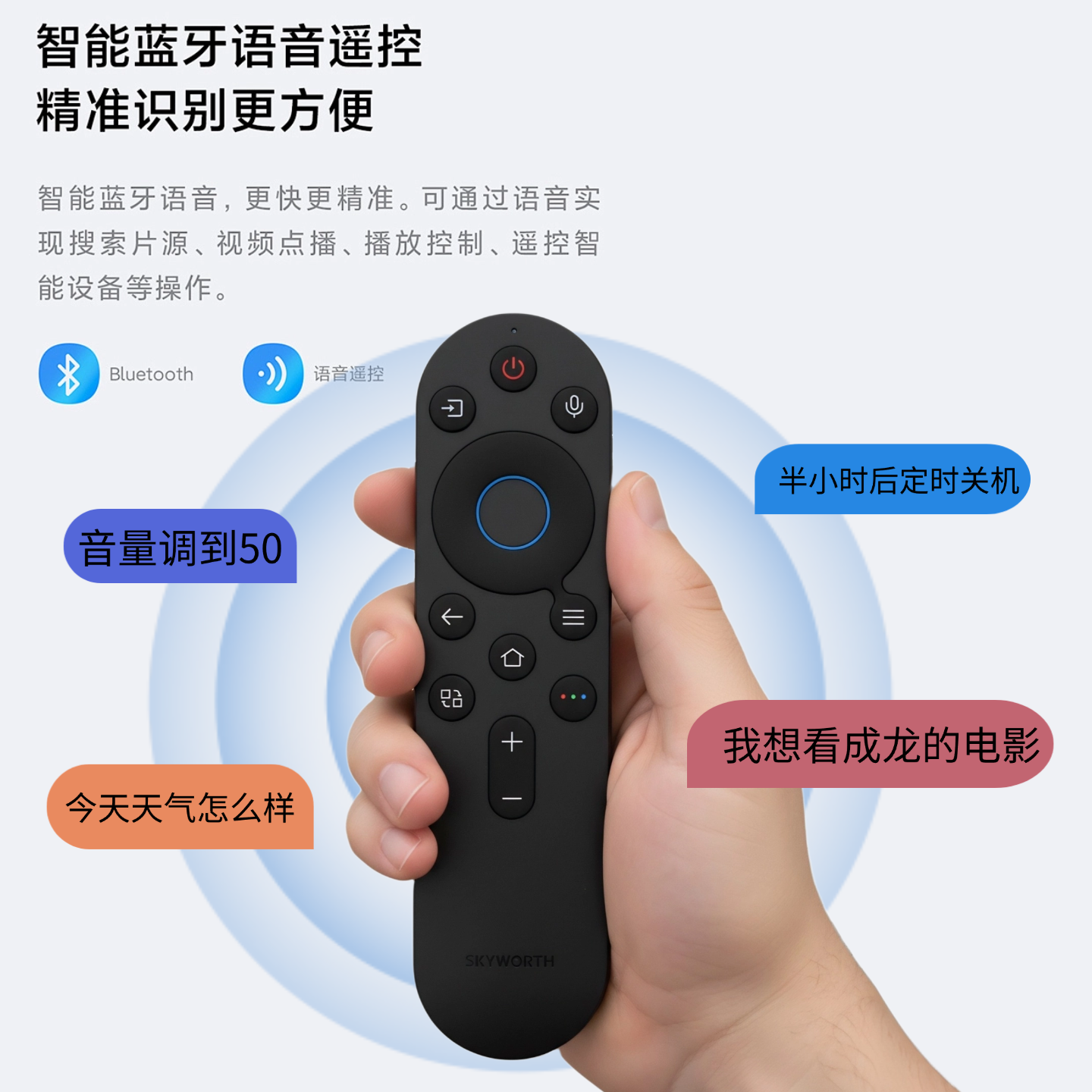 原装创维电视遥控器55A5D-F 65H8D 75Q7D/A7D 86G7D M4DPro L100D - 图1