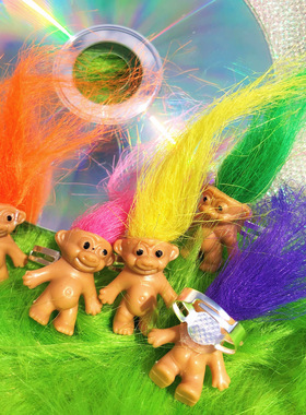 怪力少女80s怀旧巨魔精灵戒指