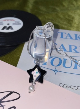 2000s原宿辣妹彩色宝石蛇骨链