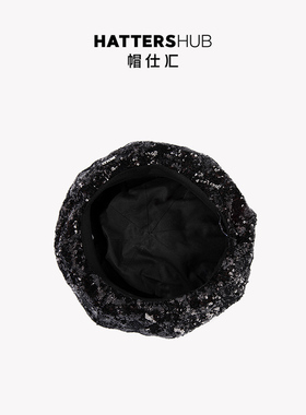 KEYONE时尚休闲亮片贝雷帽