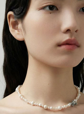 GOOGMO铃兰系列项链天然淡水珍珠