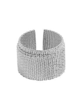 【瓷狩STORE】小众设计重工编制网绷带不掉色开口戒指饰品