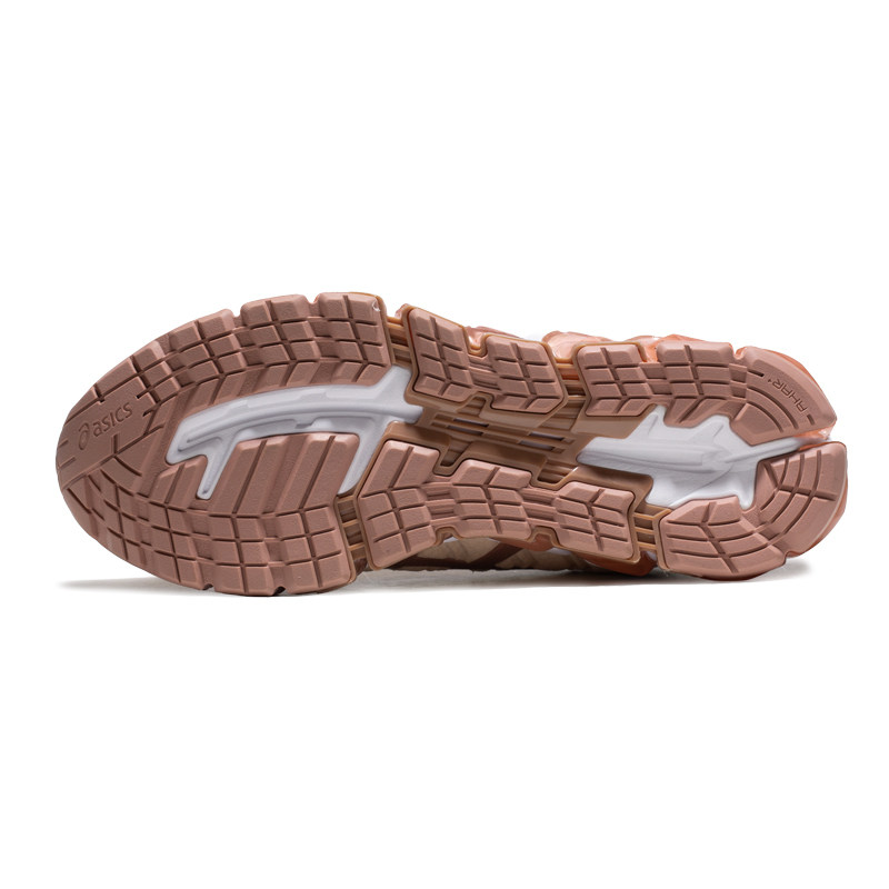 asics女减震5皮粉百搭健身跑步鞋 ASICS海外跑步鞋