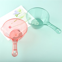 PET transparent scoop for home water scoop thickened deepening long handle water spoon kitchen water spoon deepening water ladle