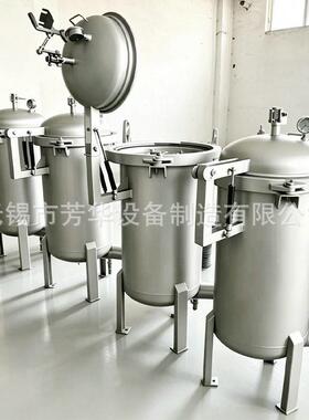 抱箍快开袋式过滤器不锈钢pp聚丙烯防腐工业污水处理过滤器