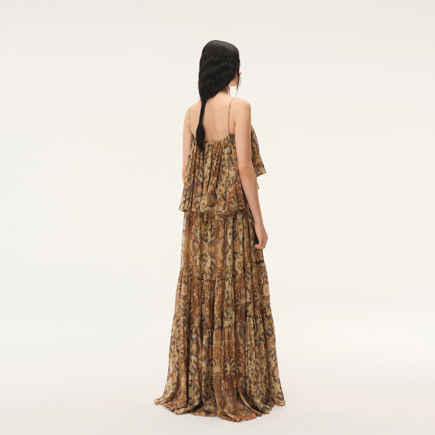 【INTO THE EAST】hug 2026早春新款棕榈卷草吊带裙,淘宝优惠券,粉丝福利购,淘宝优惠卷