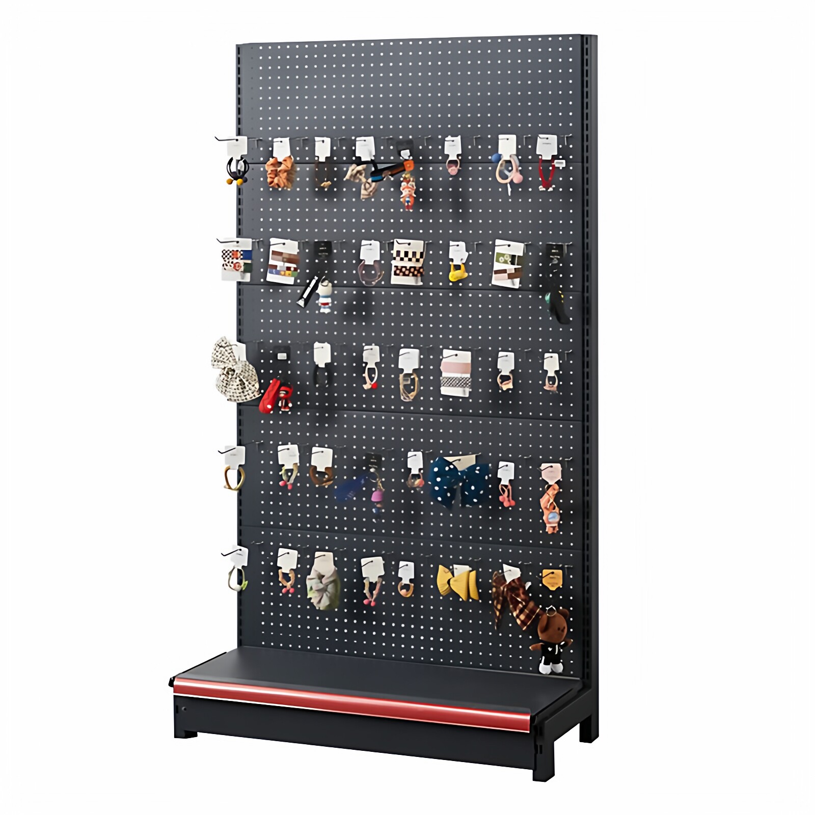 Hole board shelf display rack hardware tools hanging board storage rack jewelry stationery storage supermarket gun rack display rack