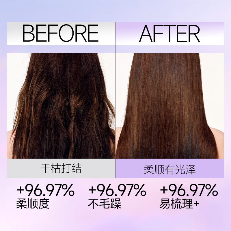 伊风发膜液体自热精华修护干枯毛躁染烫受损女保湿柔顺顺滑护发素 - 图0